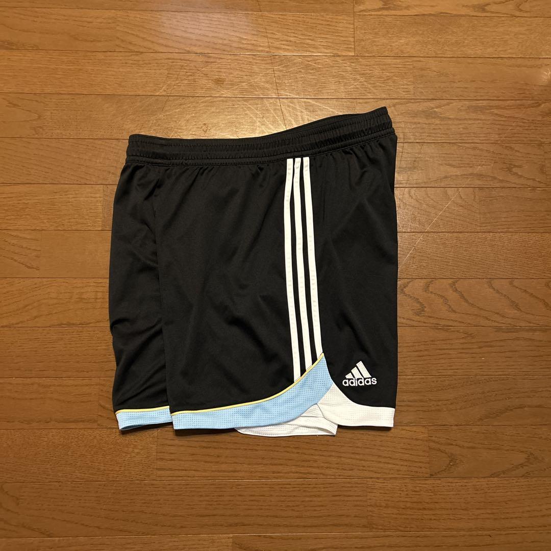 adidas アルゼンチン代表 ゲームパンツ 4XL 黒水色