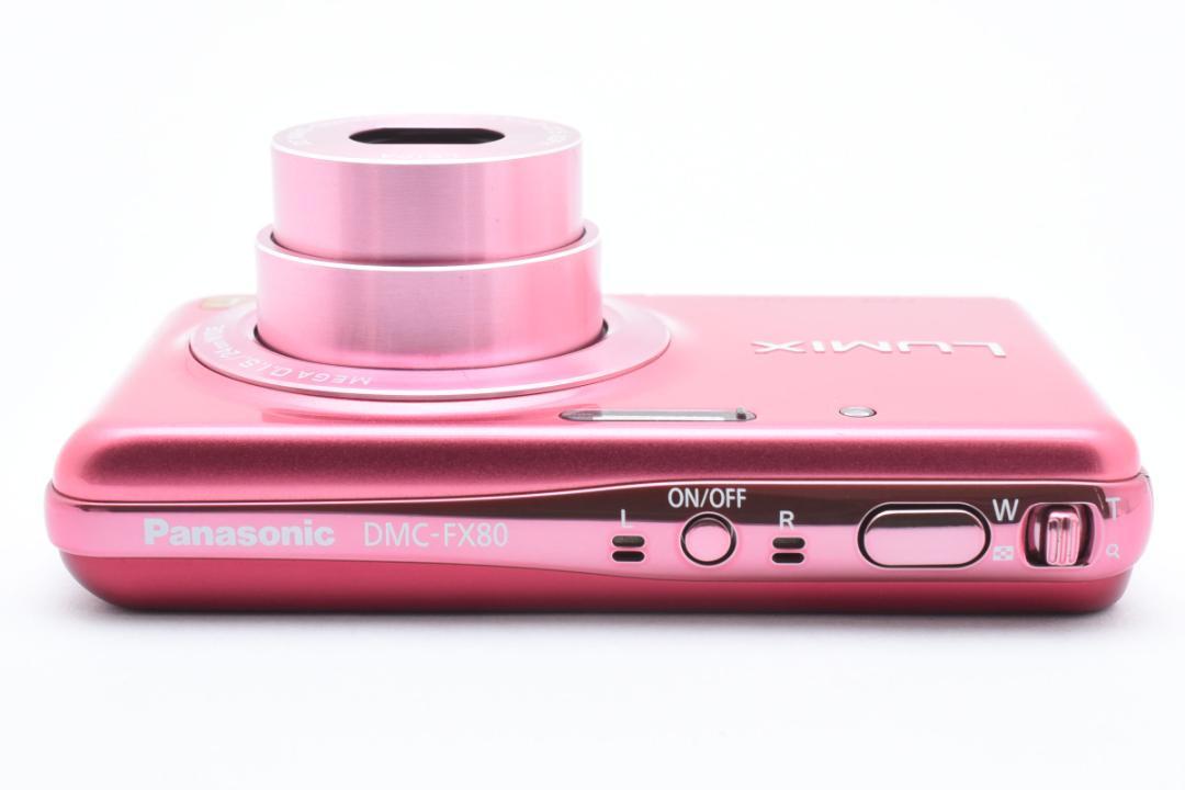 【美品】Panasonic LUMIX DMC-FX80 ピンク　動作確認済
