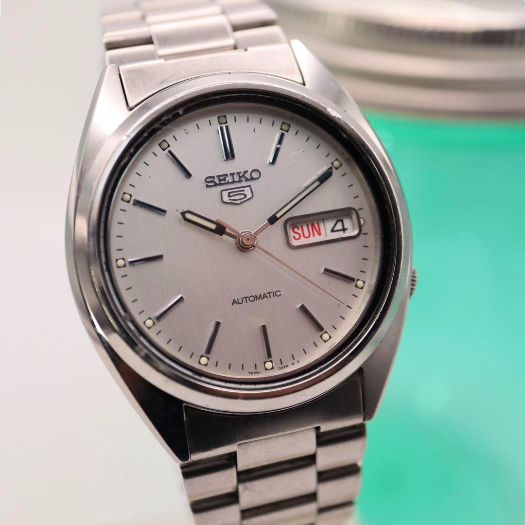 SEIKO デイデイト 自動巻 セイコーファイブ メンズ腕時計 1227