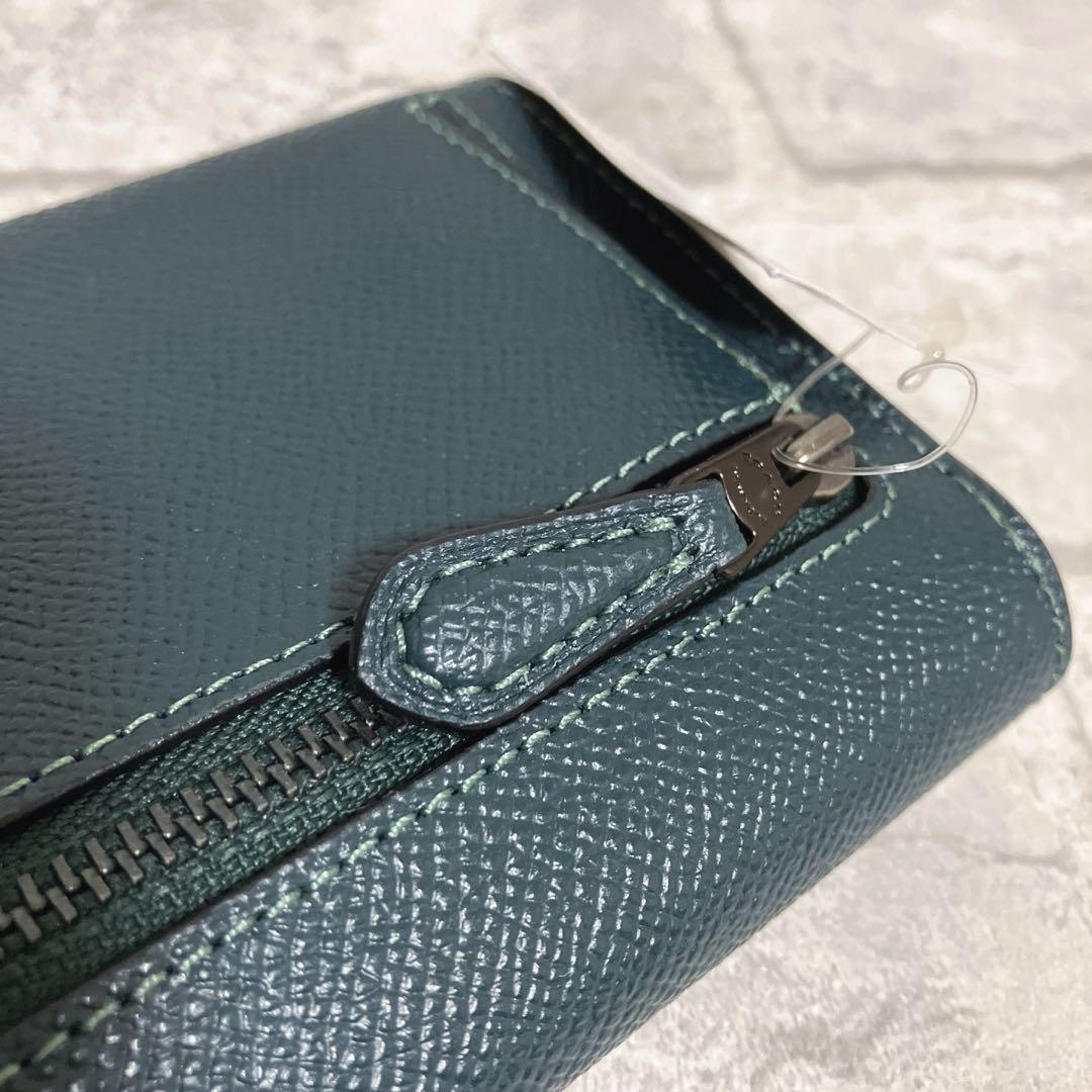 未使用 COACH コーチ ウイン ソフト ウォレット フォレスト 長財布