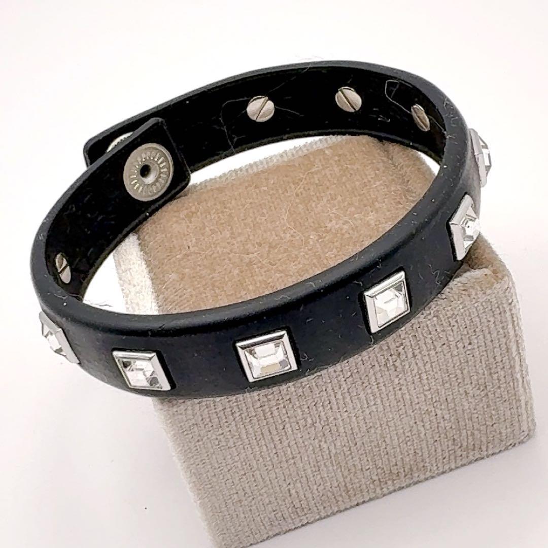 SWAROVSKI　スワロフスキー　ブレスレット　ラバーバンド　外周15cm程度