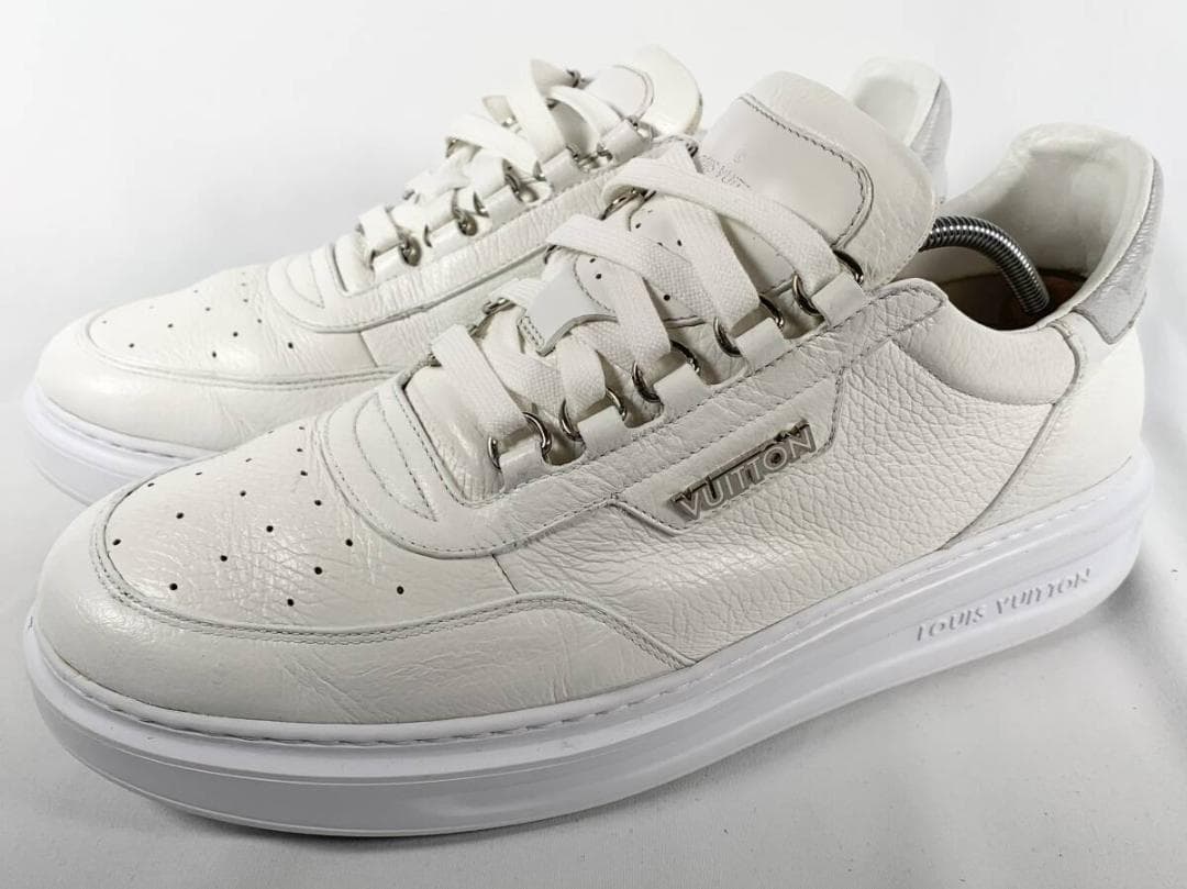 【正規】極美品 ルイヴィトン ビバリーヒルズ モノグラム レザー スニーカー 9