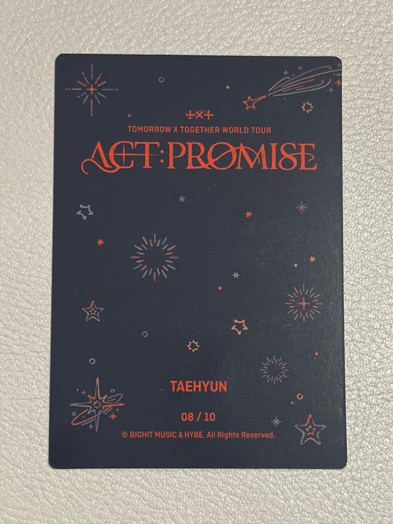 TOMORROW X TOGETHER - 【テヒョン】TXT フォトカード ACT