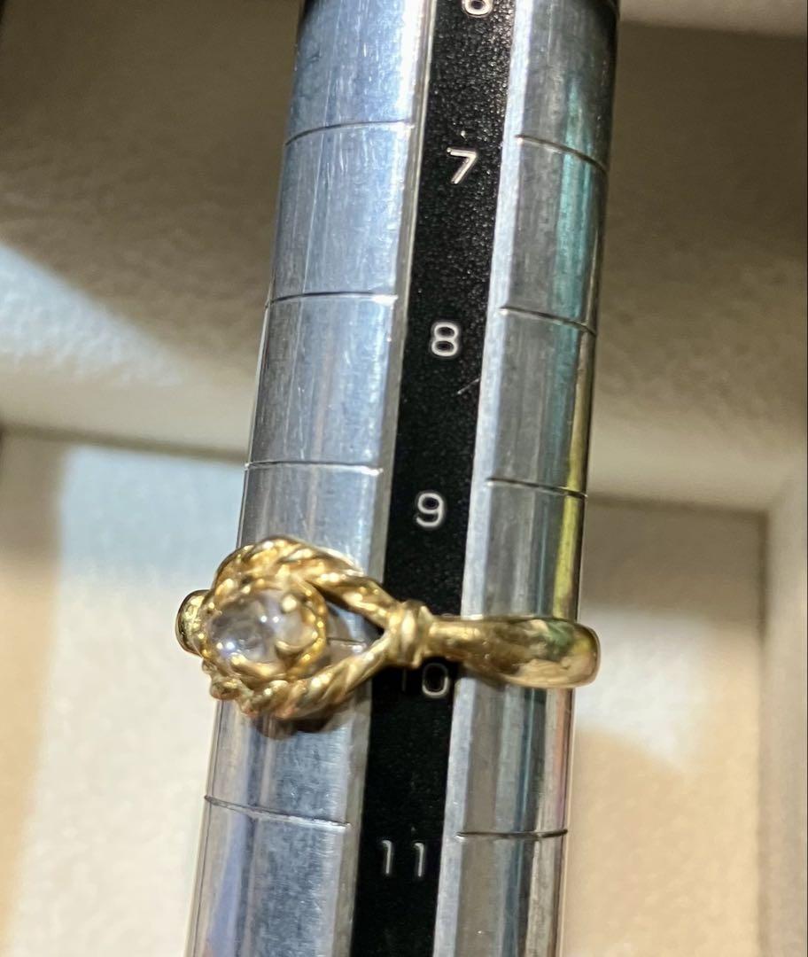 18K ブルームーンストーン　リング　10号 2g
