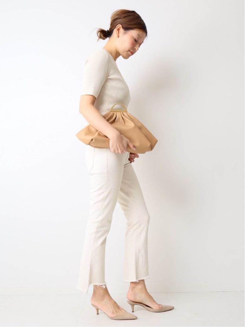 Deuxiemeclasse MOTHERクロップドデニムオフホワイト超美品