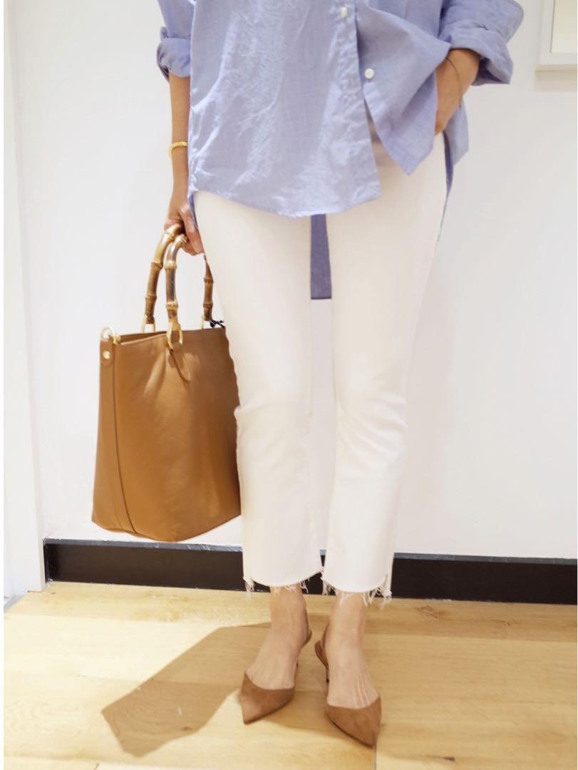 Deuxiemeclasse MOTHERクロップドデニムオフホワイト超美品