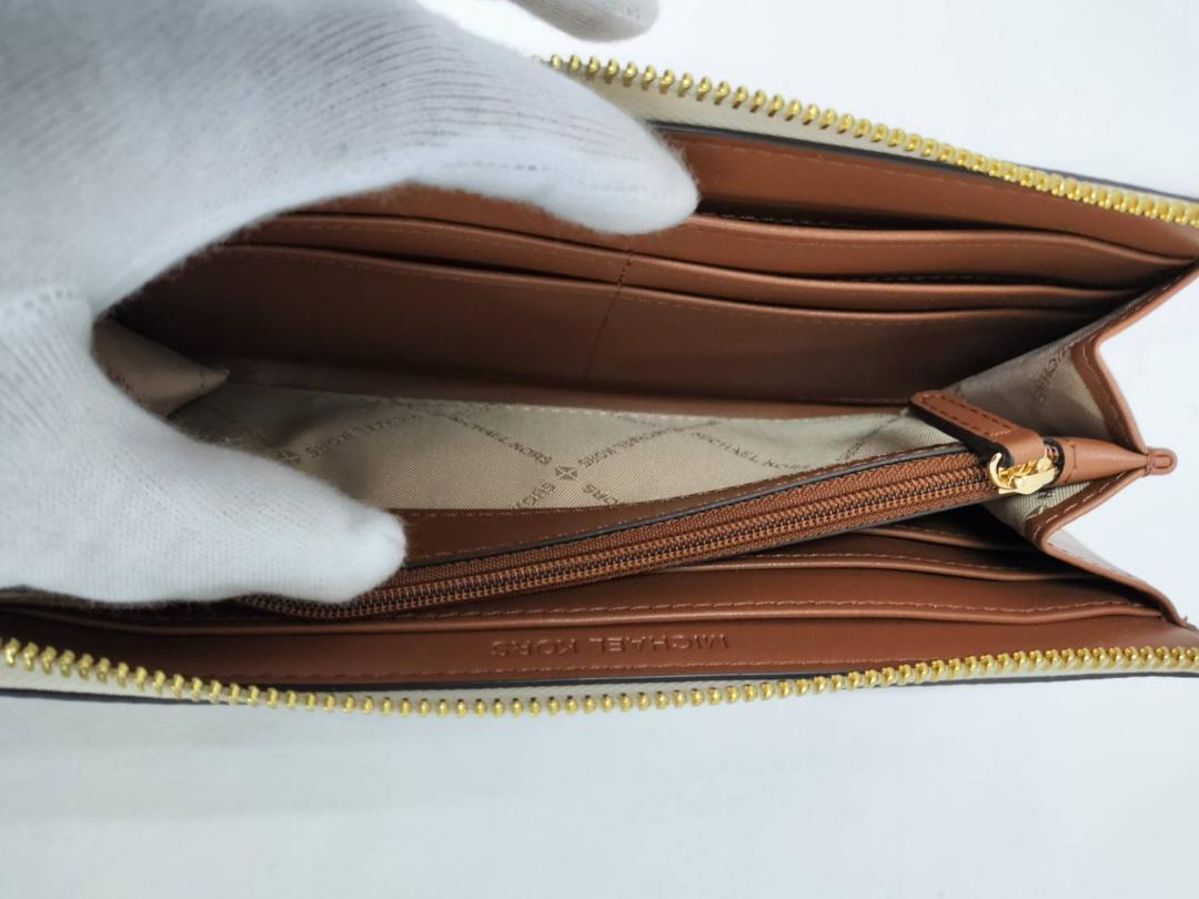 極美品　マイケルコース　シグネチャー　L字ファスナー　長財布　現状品