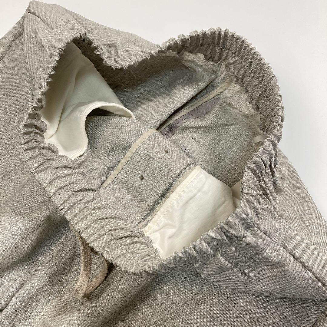 Rick Owens 21SS ドローストリングクロップドパンツ 48 Rick Owens 21SS ドローストリングクロップドパンツ 48