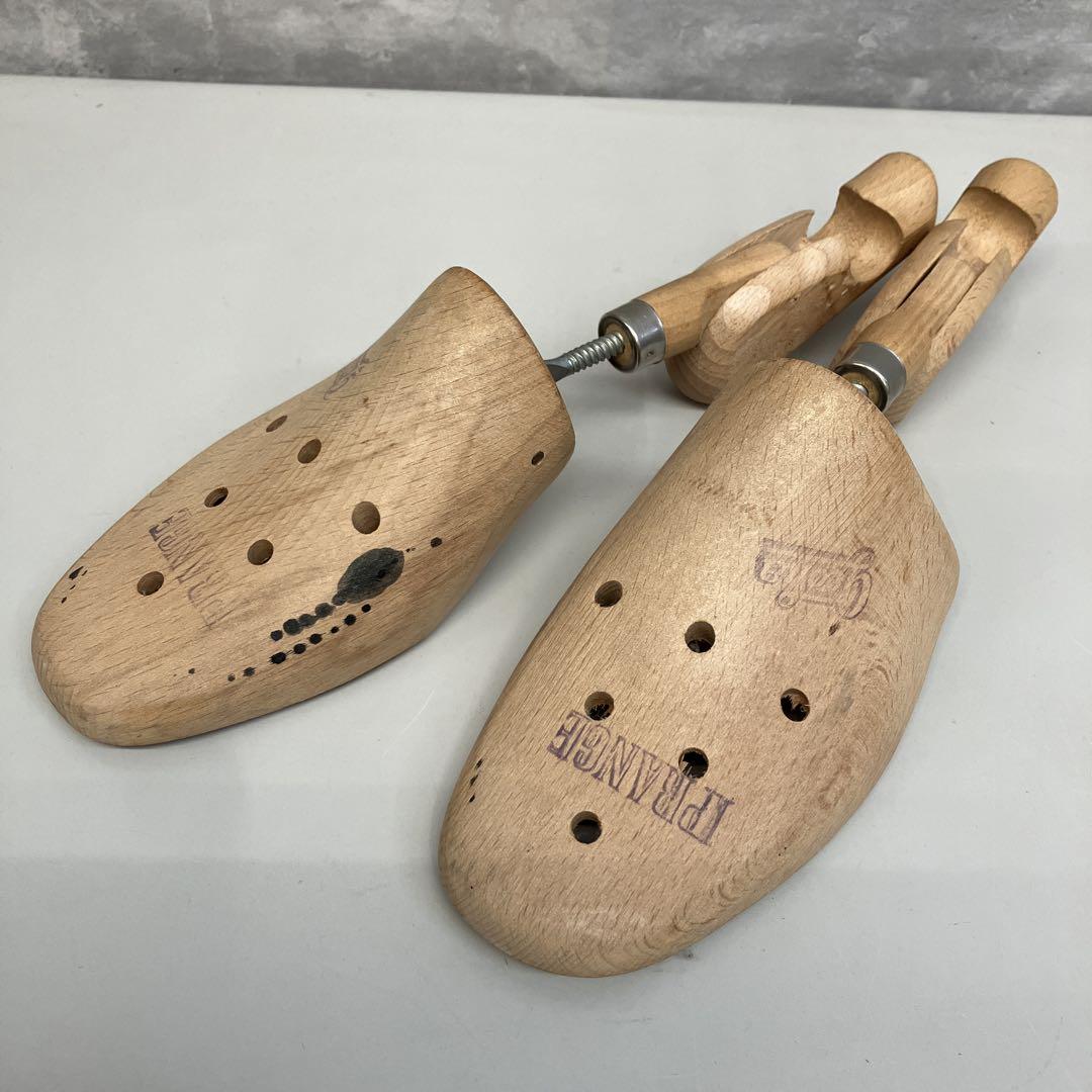 シューツリー シューキーパー ウッド 木製 金具 調節可能 シューズ 型崩れ