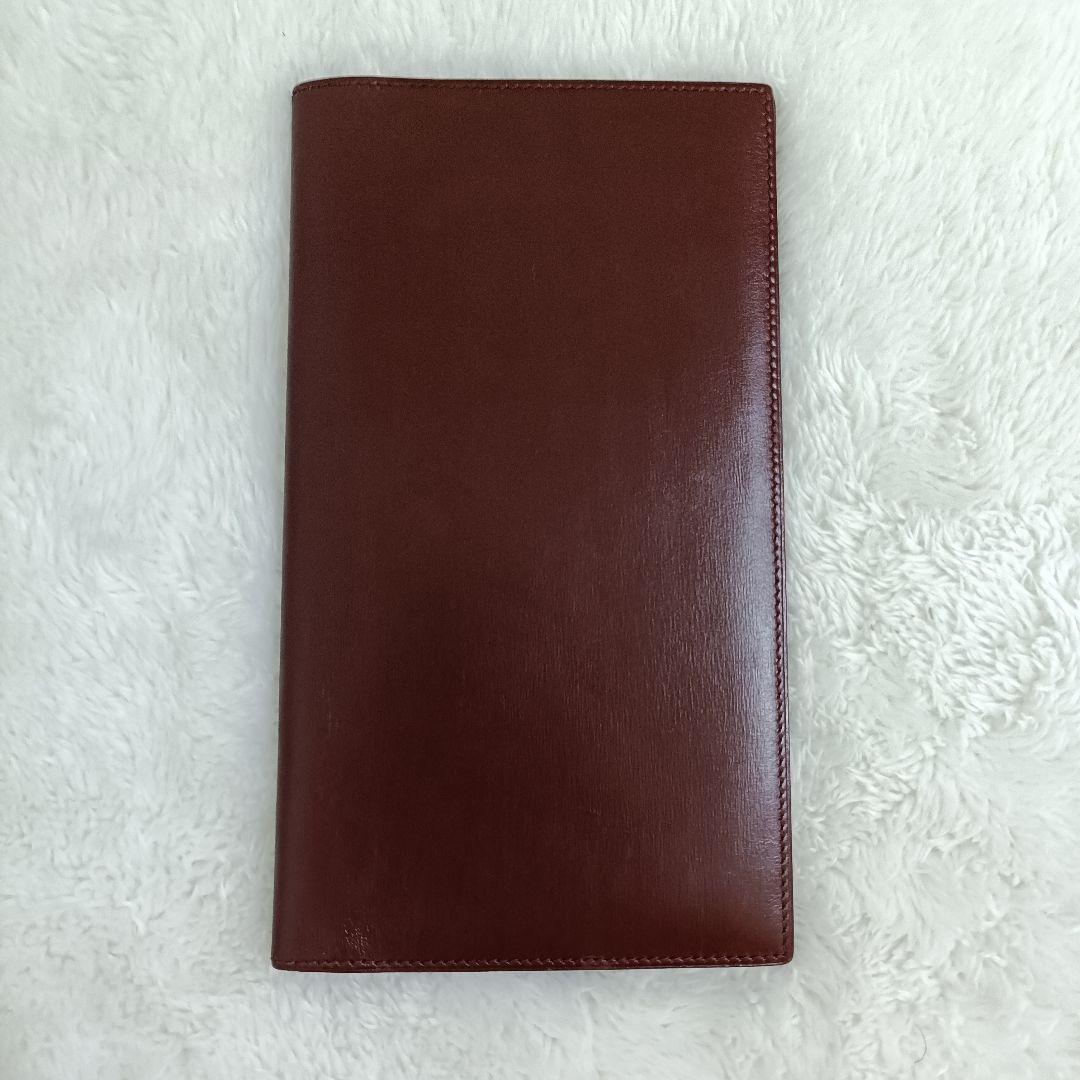 品質が HERME'S 極美品・希少) ヴィンテージ エルメス ボルドー 長財布 小物