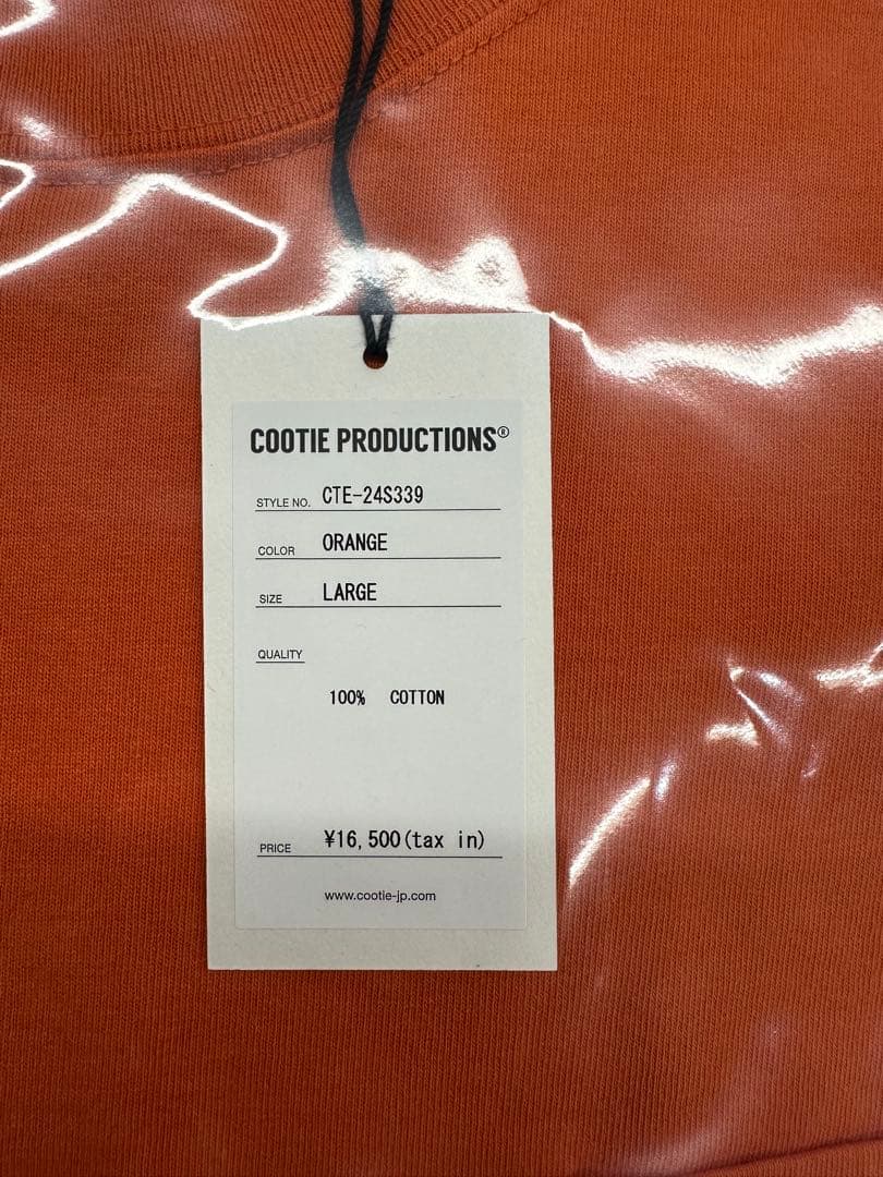 COOTIE Garment Dyed Error Fit L/S Tee