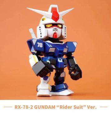 QMSV mini シークレットRX-78ガンダム 海外限定 Bandai Namco QMSV Mini RX-78-2 Gundam Glitter Blue Secret