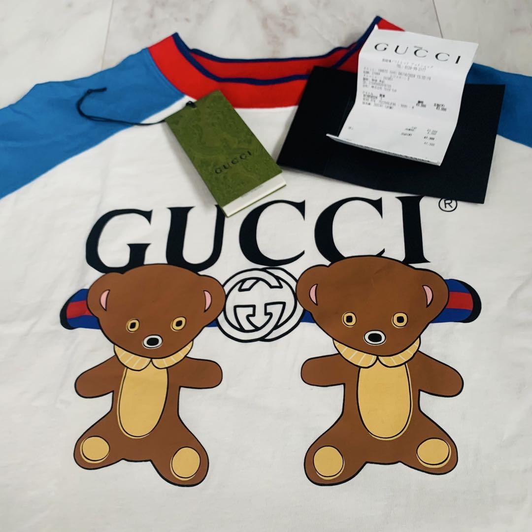 GUCCI Tシャツ M クマ - メルカリ