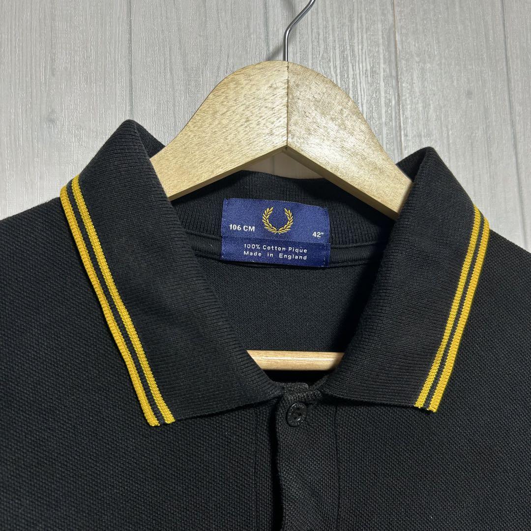 希少サイズ/美品✨フレッドペリー 半袖 ポロシャツ M12 黒×金 46 3XL 楽天市場】25年春夏新作 FRED PERRY/フレッドペリー ポロシャツ