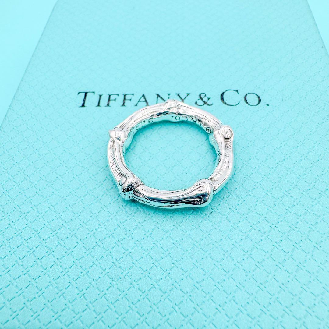【TIFFANY&Co】鏡面仕上げ　バンブーリング　10号　希少　廃盤