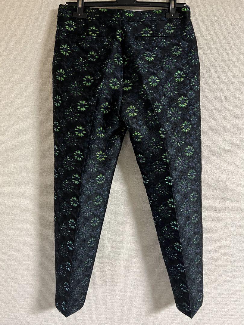 ☆DRIES VAN NOTEN☆ 花柄ジャガードエレガントワイドパンツ♪ 送料関税込【Dries Van Noten】花柄ジャージースウェットパンツ