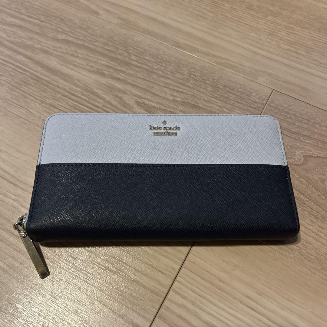 いく★（未使用品）Kate Spade 長財布 ブルー/ライトブルー kate spade NEW YORK - kate spade ライトブルー 長財布の通販