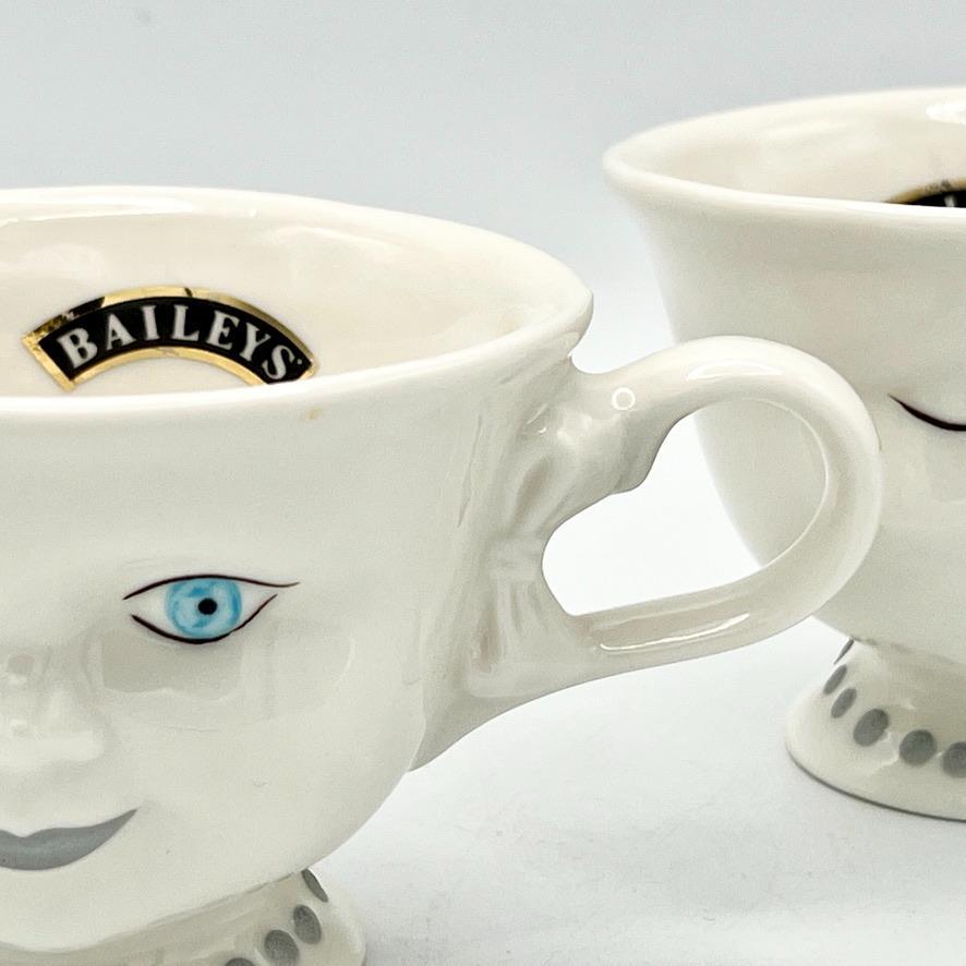 BAILEYS フェイスカップ ヘレンハント 2つセット ペア ベイリーズ 陶器