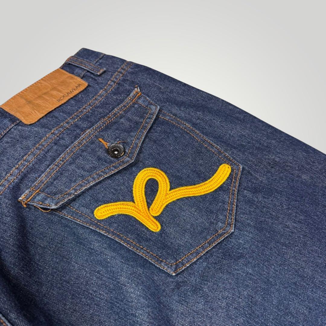 ROCAWEAR 52インチ 00's バギー デニムパンツ 刺繍