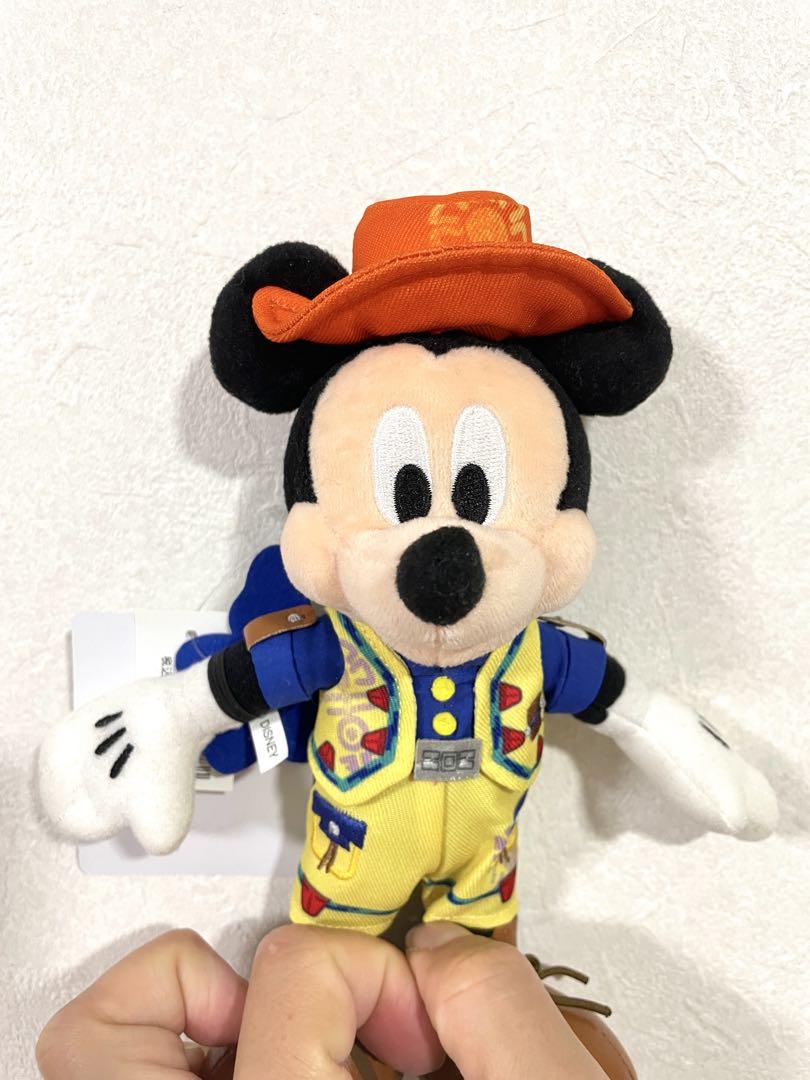 ディズニー　グリーティング　トレイル　ぬいぐるみバッジ