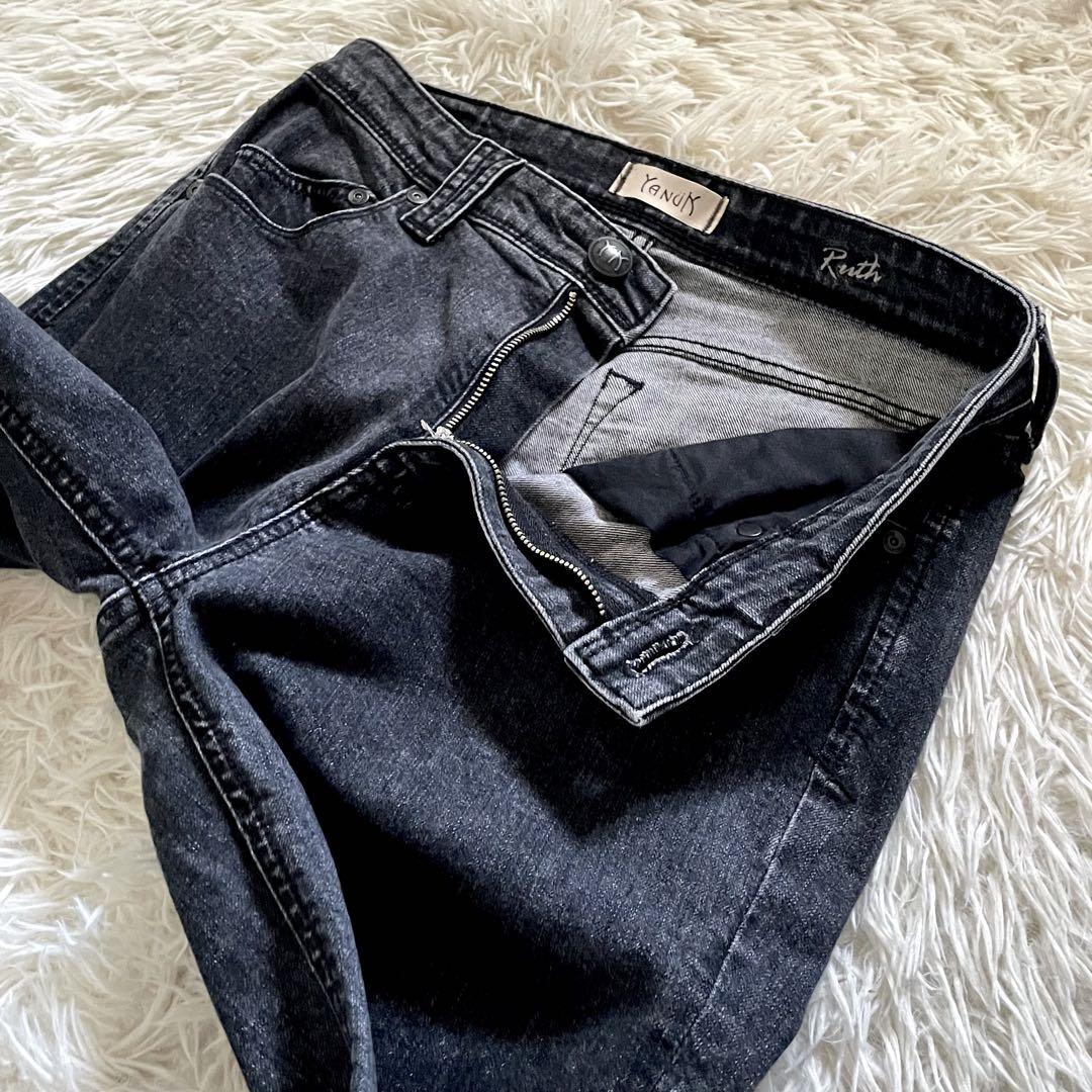【美品】YANUK RUTH デニムパンツ スリムテーパード 27