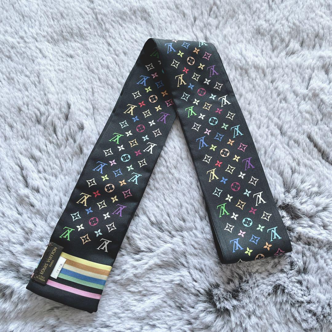 【美品】ルイヴィトン マルチカラー スカーフ　ツイーリー