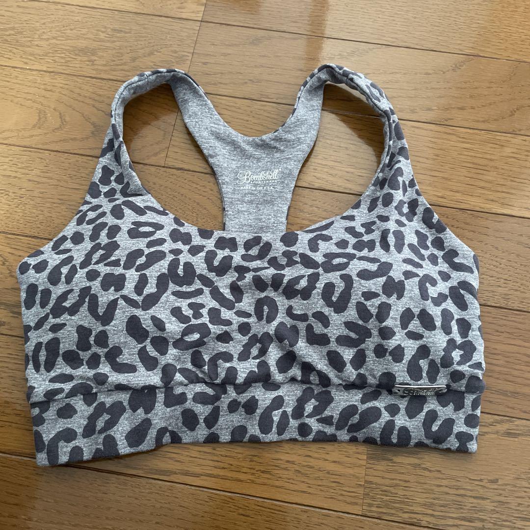Bombshell sportswear レオパード セットアップ S