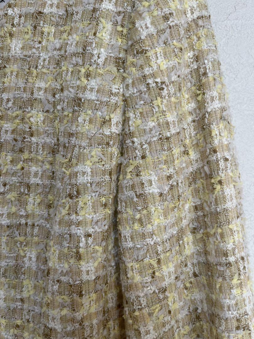 新品 エムプルミエブラック ツイードジャケット