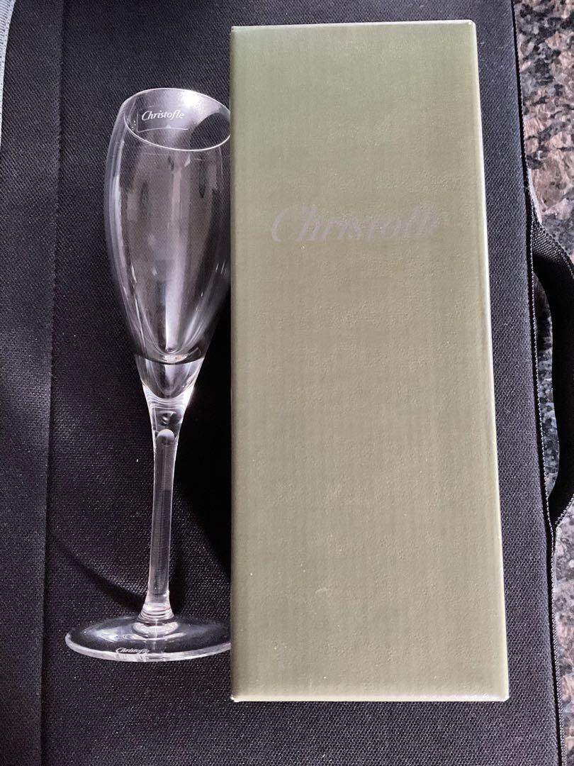 Christofle クリストフル シャンパングラス 専用箱付き