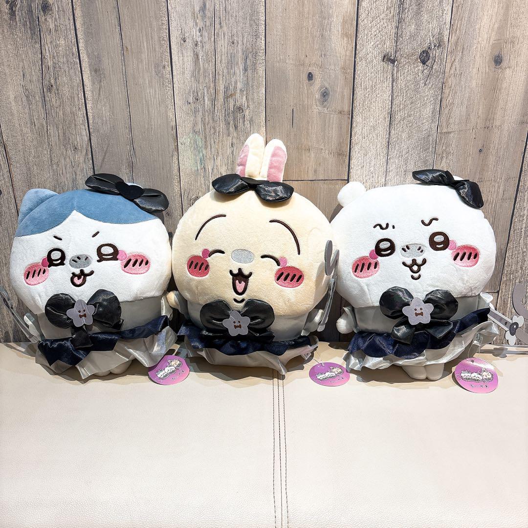 ちいかわ 超まじかるちいかわ 悪いバージョンだBIGぬいぐるみ　３種コンプリート ちいかわ 超まじかるちいかわ 悪いバージョンだBIGぬいぐるみ