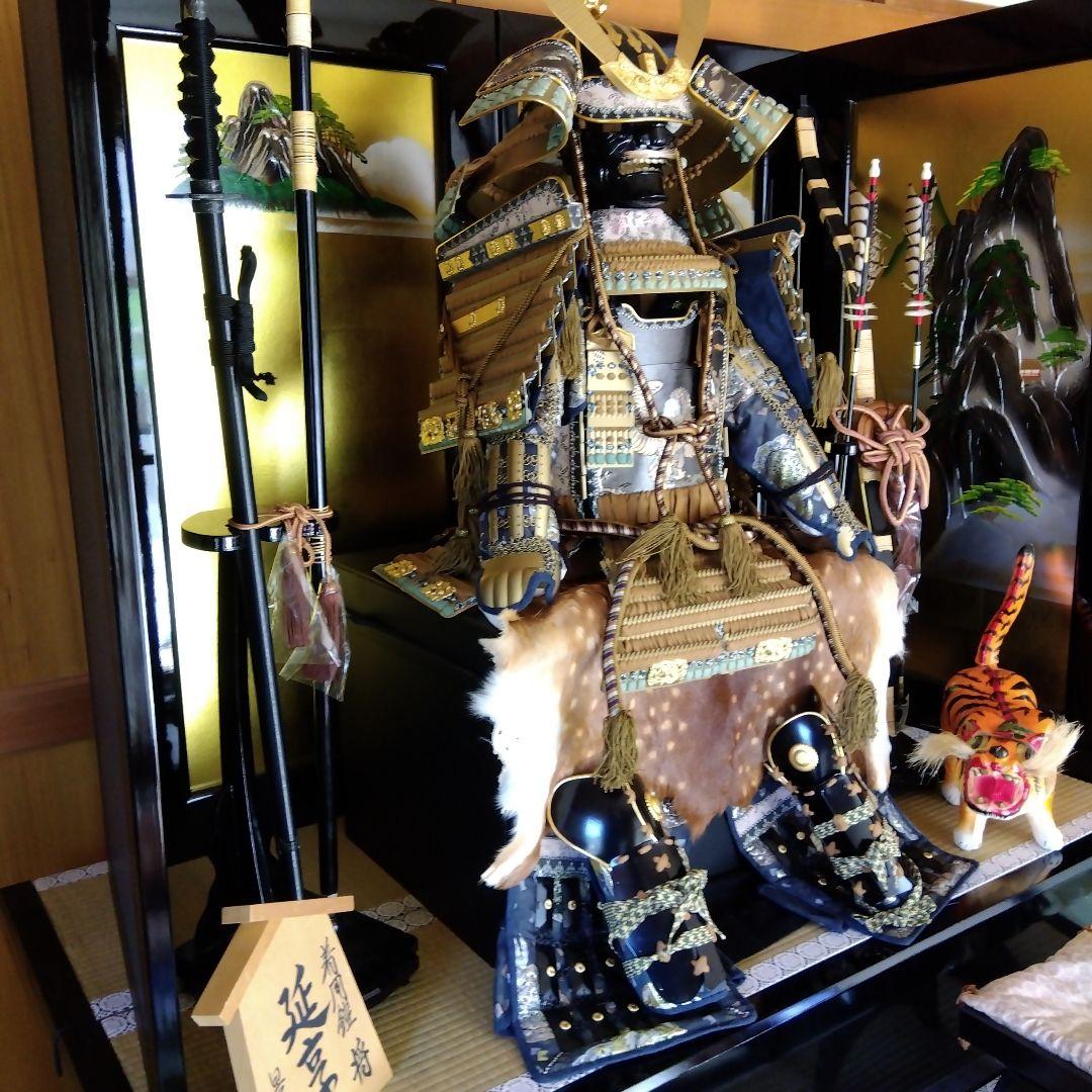 ５月人形 10号 鎧飾り（甲冑） じゅらく 正絹縅　〖仰秀作〗 5月人形 10号 鎧飾り（甲冑） じゅらく 正絹縅 〖仰秀作〗