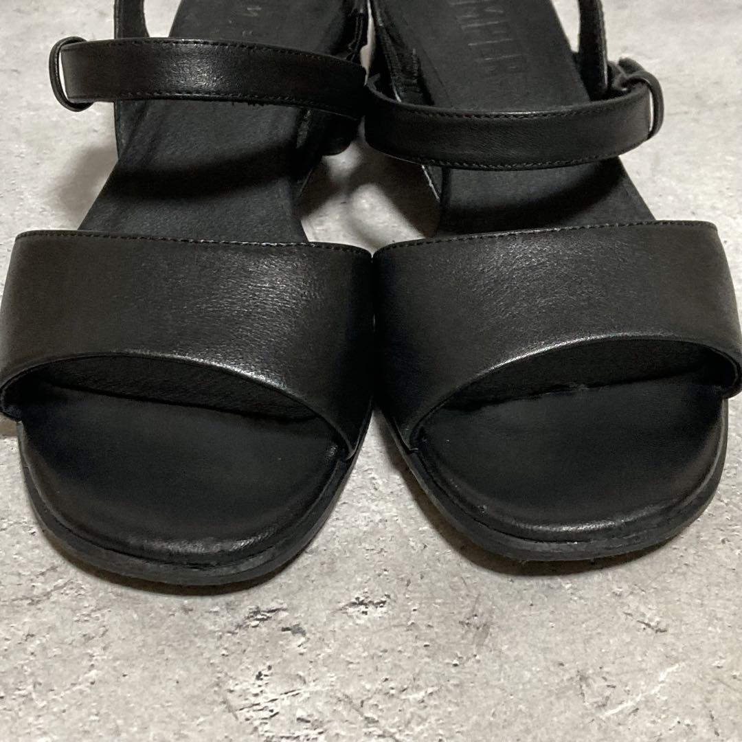 美品 カンペール CAMPER (36) レザーサンダル アンクル