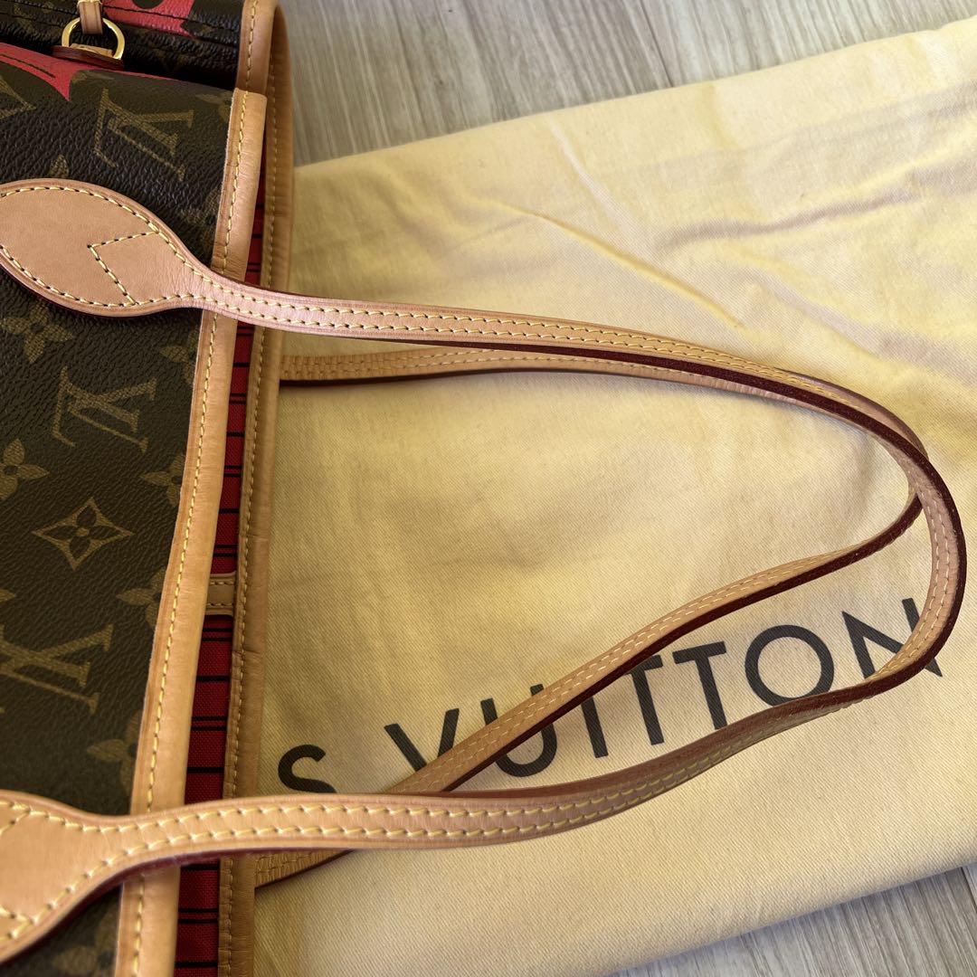 美品♡LOUIS VUITTON ネヴァーフル チェーン柄 トートバッグ 限定