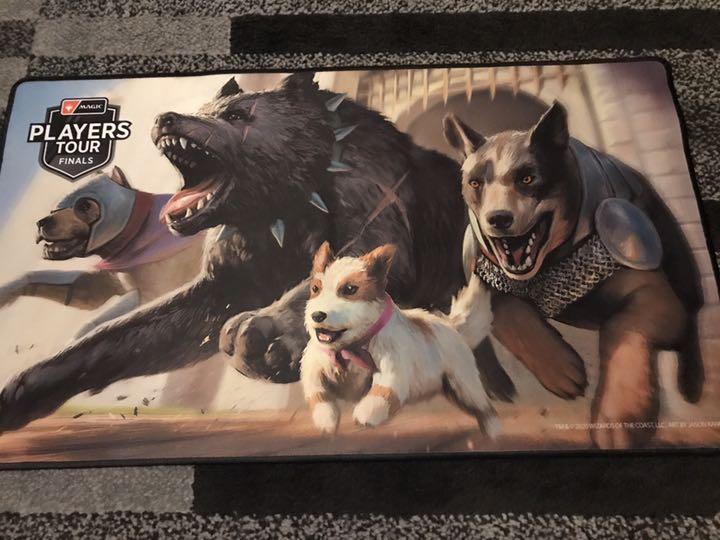 MTG プレイマット プレイヤーズツアーファイナル2020 犬たちの解き放ち