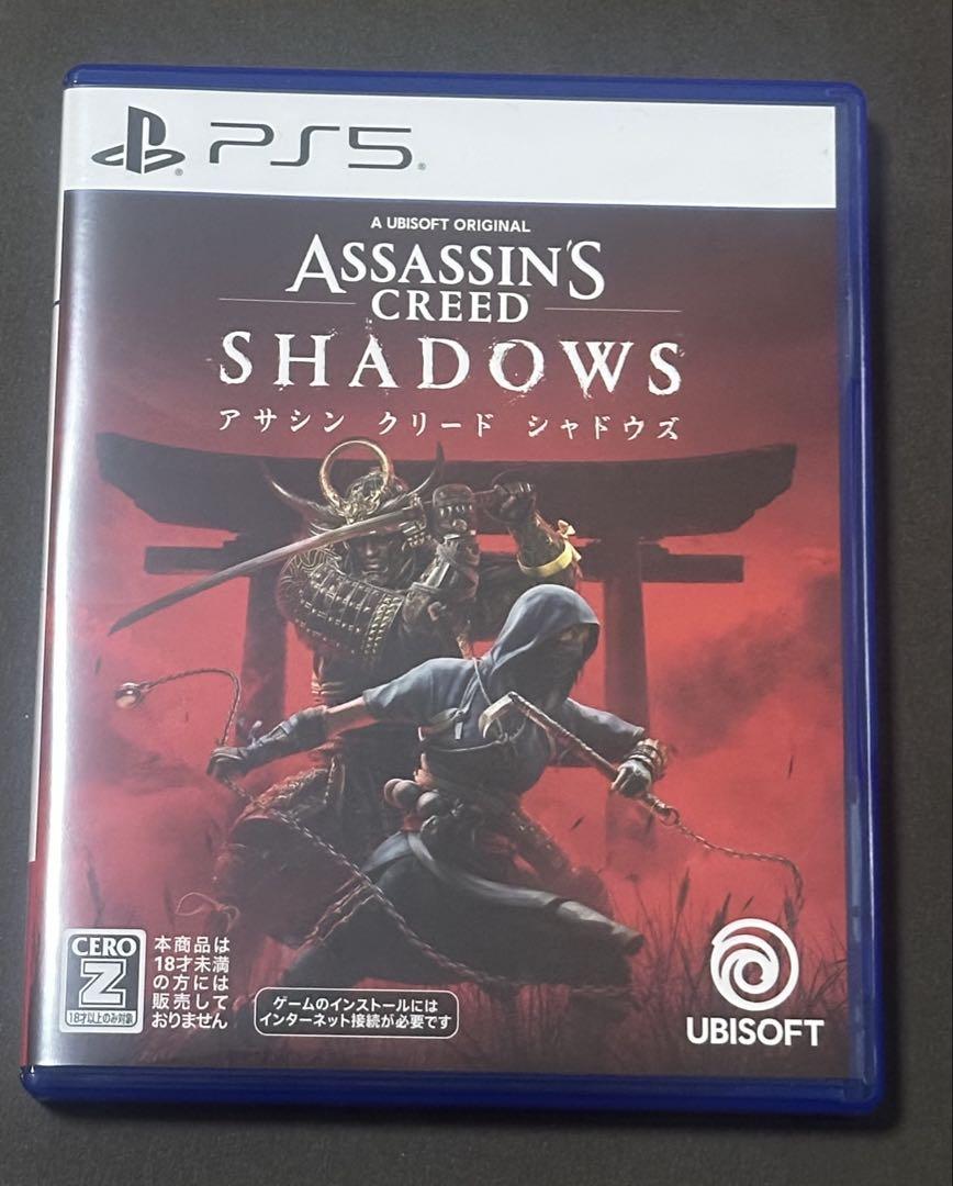 PlayStation - 新品未開封 PS5 アサシンクリード シャドウズ ps5アサシンクリードシャドウズCREED SHADOWSコード未使用 即日