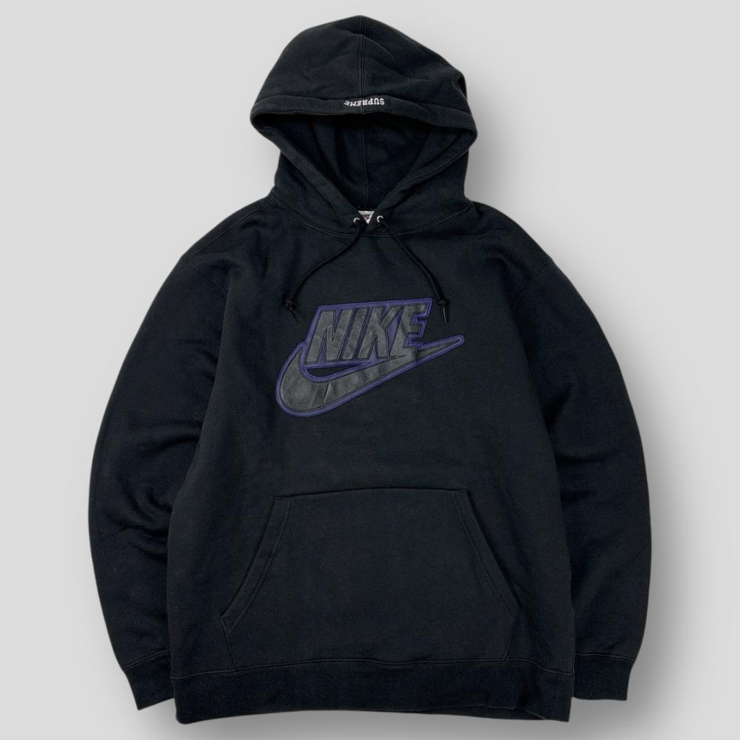 堀米着用　Nike Supreme コラボ スウェット Lサイズ ブラック Supreme x Nike スウェットシャツ L ブラック