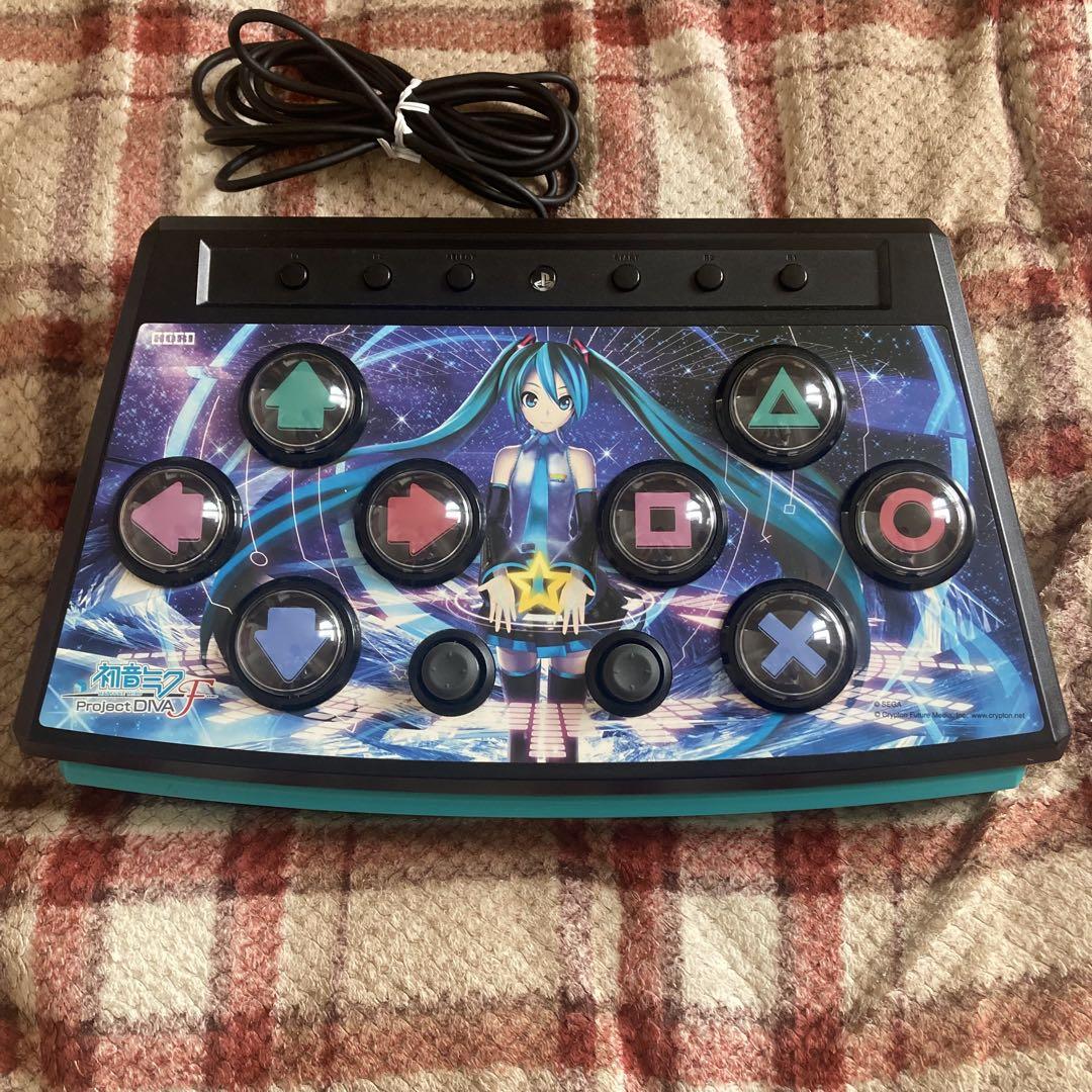 初音ミク Project DIVA F 専用ミニコントローラー 黒 HORIプレイステーション3(PS3)