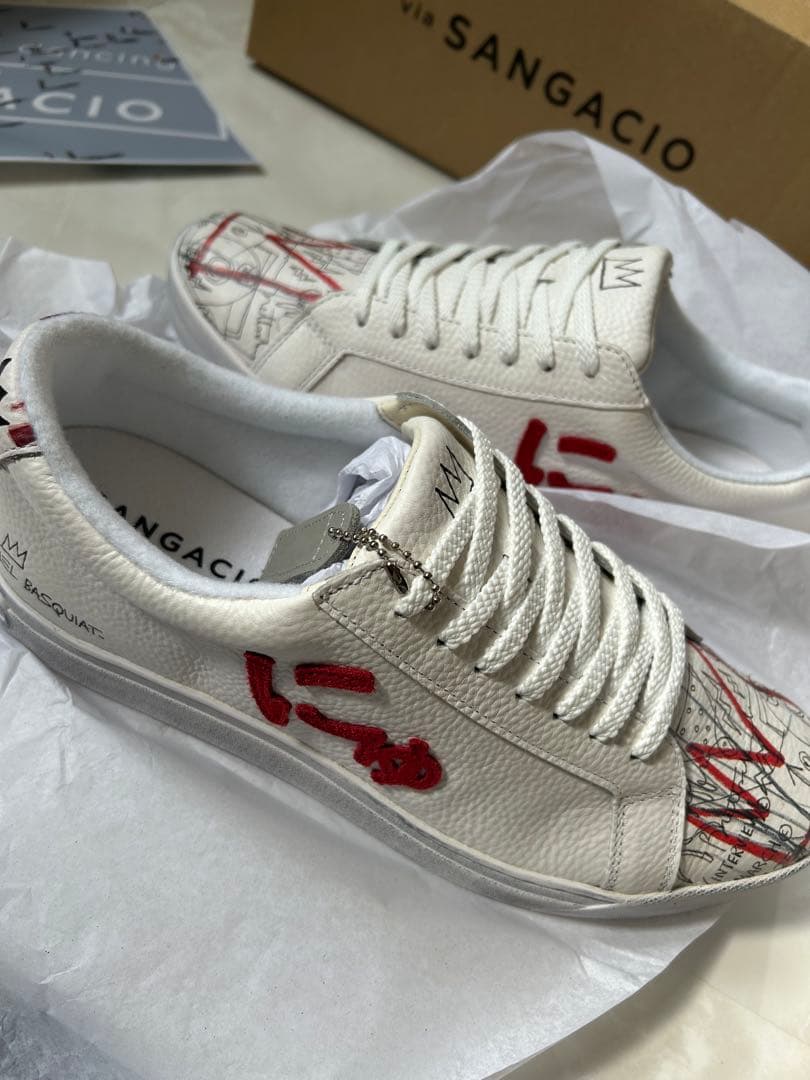 SANGACIO にゅ〜ず バスキア スニーカー 新品未使用 SANGACIO にゅ〜ず バスキア スニーカー 新品未使用