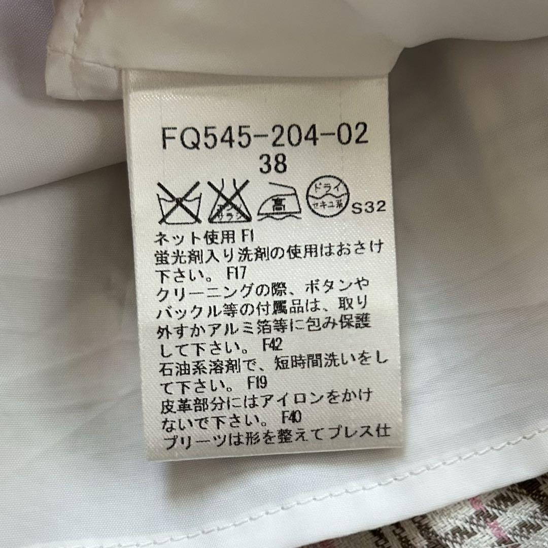 バーバリーブルーレーベル　プリーツ　ミニ丈　キュロット　ロゴベルト　チェック