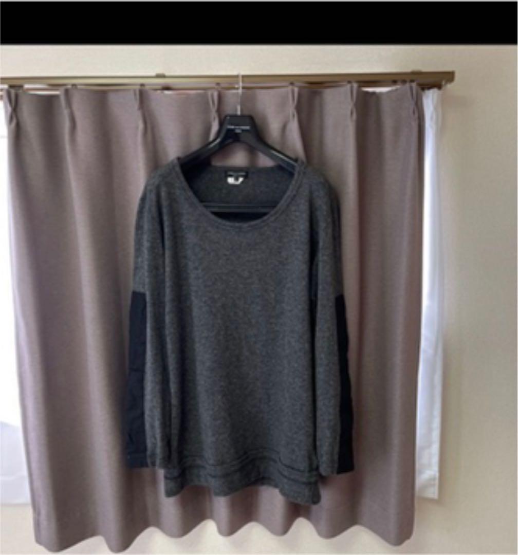 コムデギャルソン ニットカットソーメンズ オム トップス プリュス Tシャツ カットソー 七分 長袖 ニットカットソー