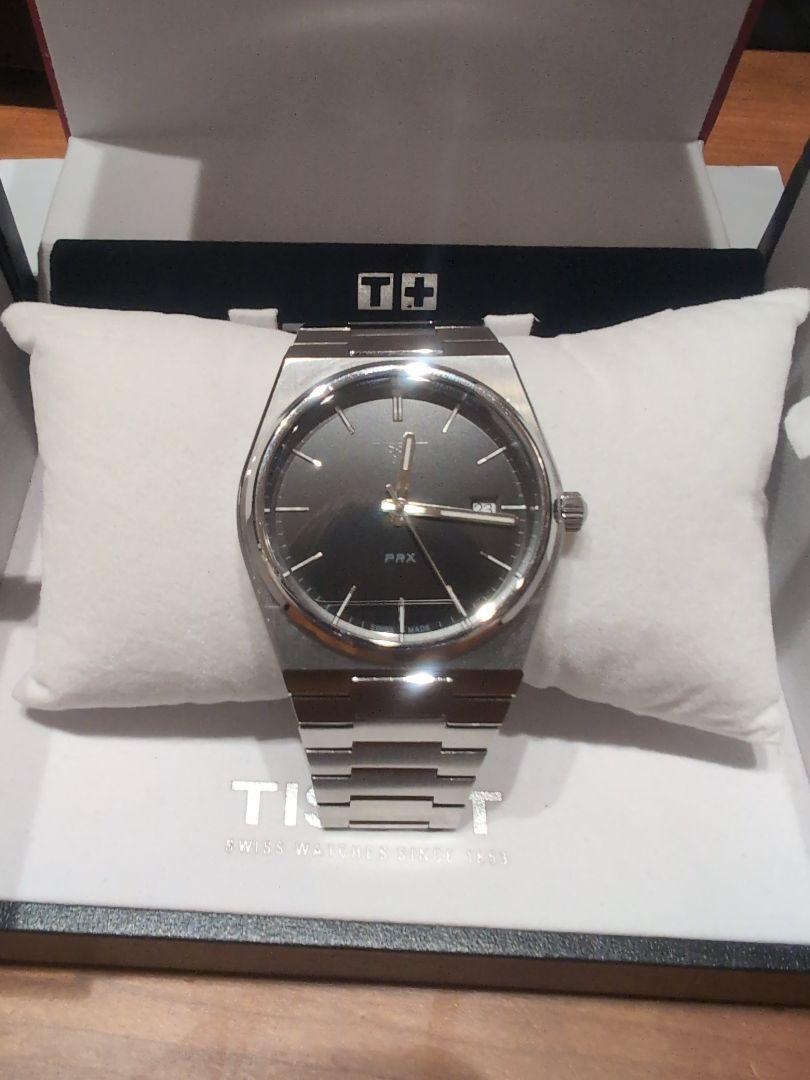 TISSOTティソ　PRX クォーツ　ブラック