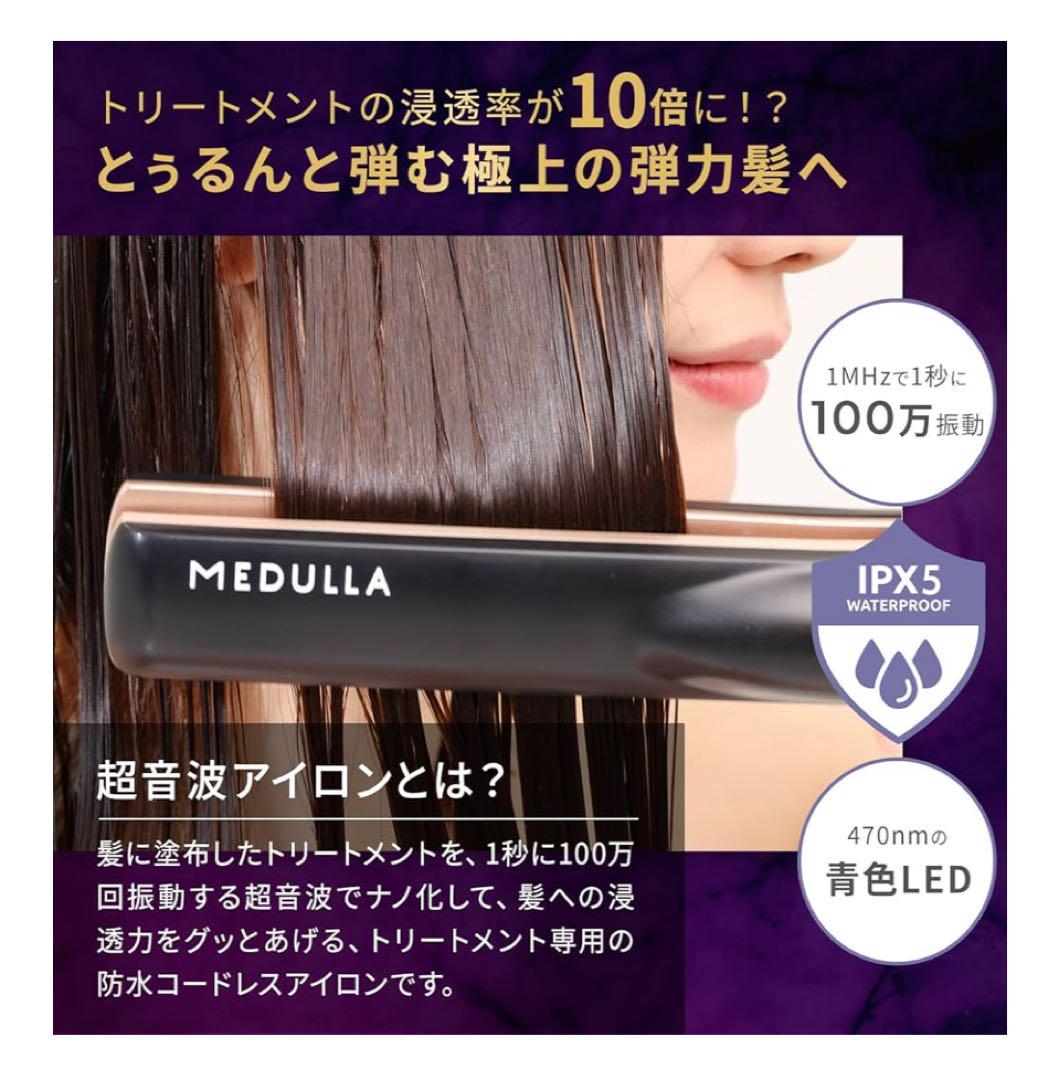 新品】MEDULLA ウルトラシャインヘアアイロン キャビア