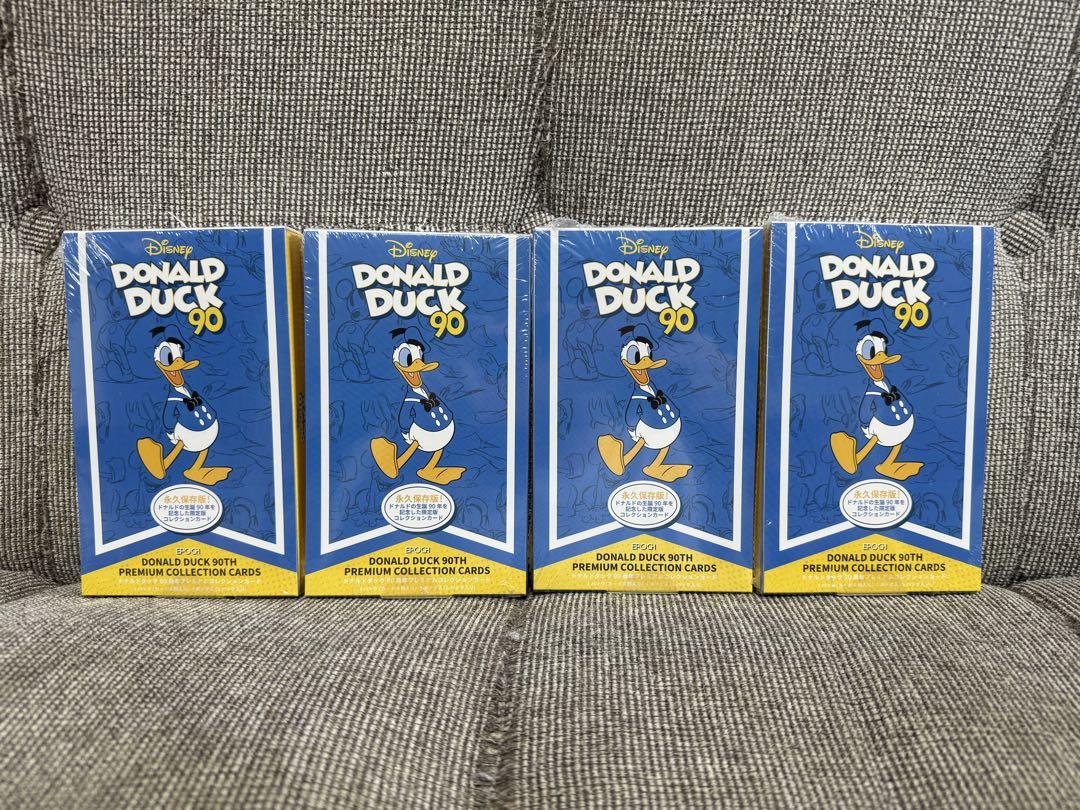 新品未開封 ドナルドダック 90周年 カード シュリンク付き 3BOX 新品未開封 ドナルドダック 90周年 カード シュリンク付き 3BOX