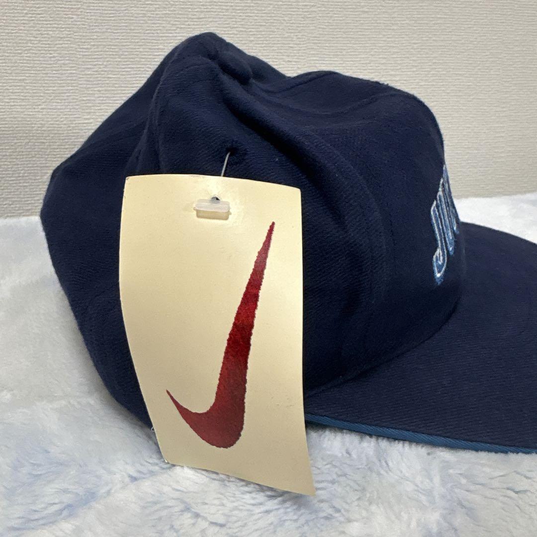 激レア 90s Nike JUST DO IT キャップ ネイビー 新品タグ付き