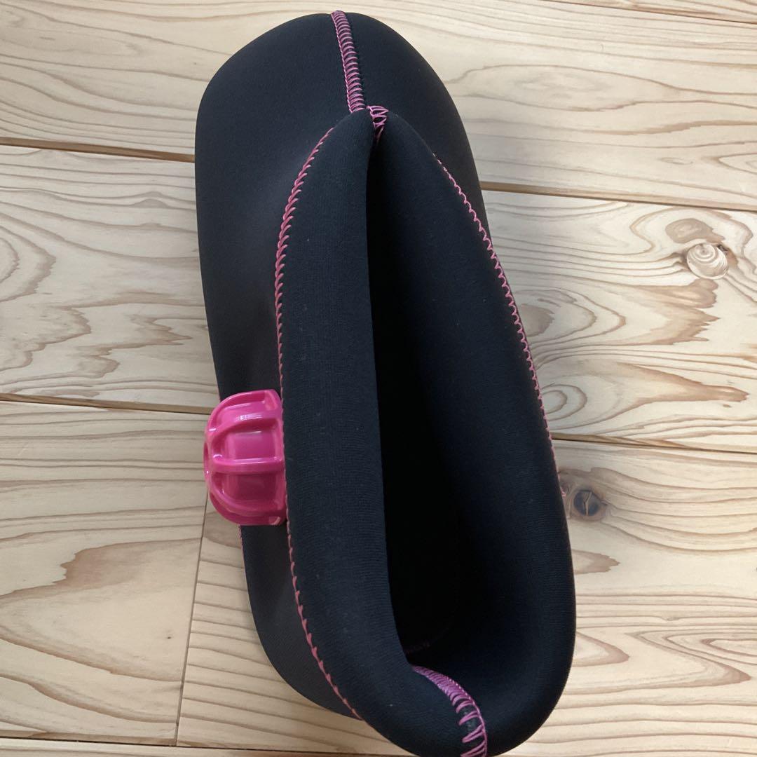 【美品】クロッツ　やわらか湯たんぽ　足用ショートタイプ　黒　M（27cm）