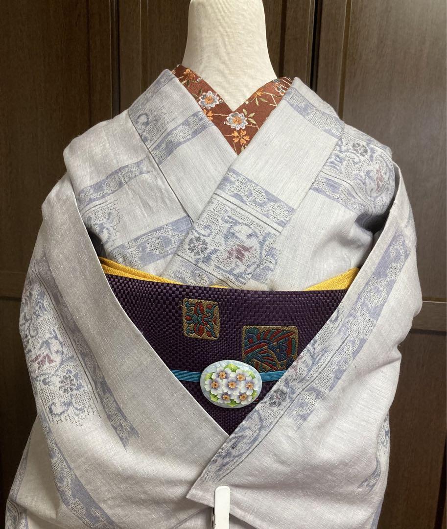 長羽織 洗える 高級ポリエステル テイジンシルフィル 仕付け糸付 おしゃれ羽裏 画像7