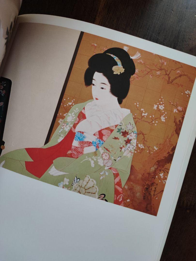 伊東深水、〈赤いバックの女〉、希少な豪華限定版・大判額装用画集より 伊東深水、〈赤いバックの女〉、希少な豪華限定版・大判額装用