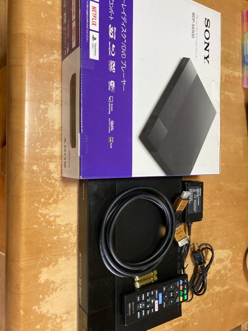 SONY ソニー ブルーレイディスク/DVDプレーヤー BDP-S6500
