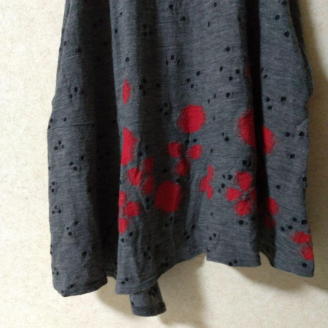 美品 慈雨 ウール チュニック ワンピース グレー L センソユニコ 美品 慈雨 ウール チュニック ワンピース グレー L センソユニコ