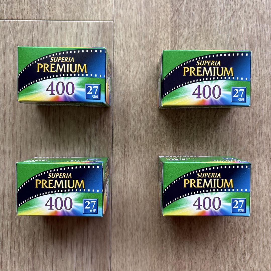 FUJIFILM SUPERIA PREMIUM 400 27枚撮り 4本セット